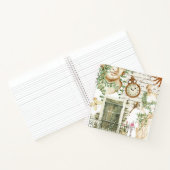 Carnet Jolie fond de collage de statue à l'aquarelle (Intérieur)