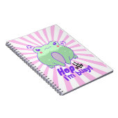 Carnet Jolie grenouille en colère kawaii cadeau starburst (Côté Droit)