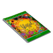 Carnet Jolie Inspirété Florale Heureuse (Côté Droit)