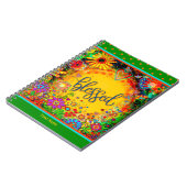 Carnet Jolie Inspirété Florale Heureuse (Côté gauche)