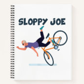 Carnet Jolie Joe Funny Biden Chemise Sloppy Joe Biden Fun (Devant)