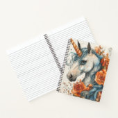 Carnet Jolie licorne (Intérieur)