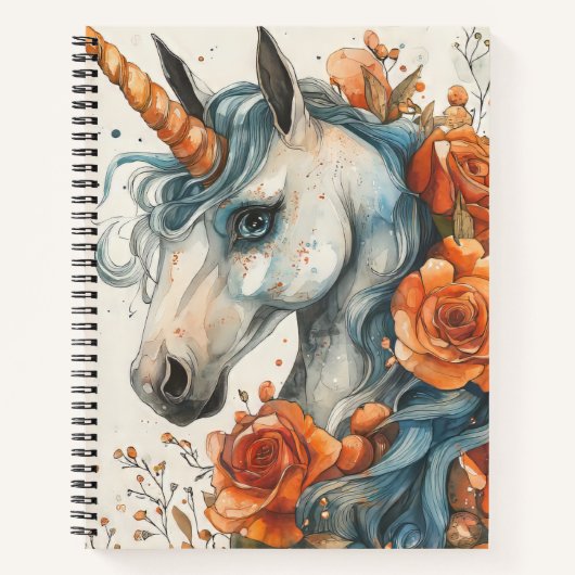 Carnet Jolie licorne (Devant)
