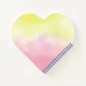 Carnet Jolie licorne rose et jaune (Dos)