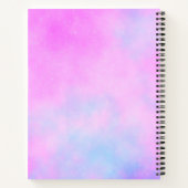 Carnet Jolie parties scintillant arc-en-ciel fille (Dos)