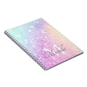 Carnet Jolie Parties scintillant Holographique Fille Glam (Côté Droit)