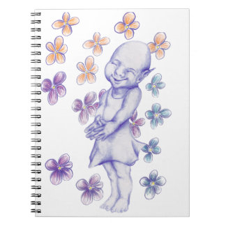 Carnet Jolie petite fille elfe timide