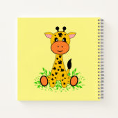 Carnet Jolie petite girafe pour enfants (Dos)