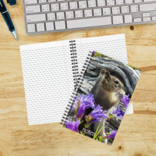 Carnet Jolie photo de nature d'un écureuil terrestre et d