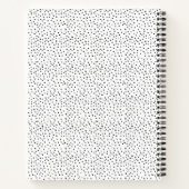 Carnet Jolie Polka Dot Blush Pink Baking Cupcake Recette (Dos)