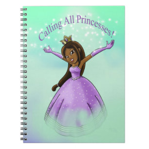Carnet Jolie princesse afro-américaine