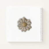 Carnet Jolie statue de collage à l'aquarelle (Dos)