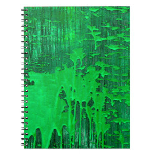 Carnet Jolie surface verte ancienne avec la texture des g
