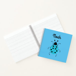 Carnet jolies coccinelles, personnalisées