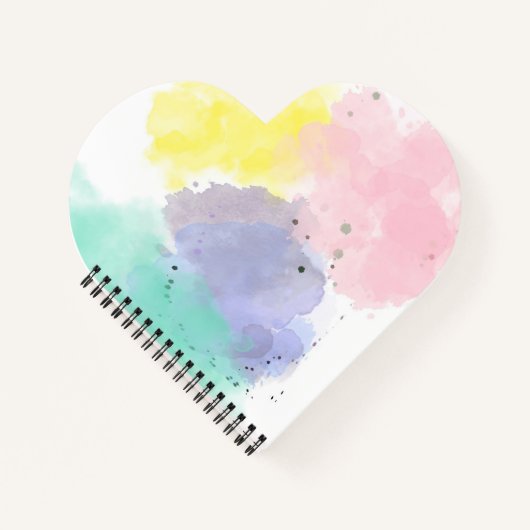 Carnet Jolies couleurs avec une touche douce (Devant)