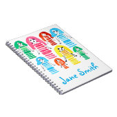 Carnet Jolies filles à l'aquarelle, art moderne funky (Côté Droit)