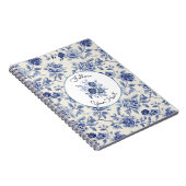 Carnet Jolies Fleurs Bleues (Côté Droit)