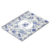 Carnet Jolies Fleurs Bleues (Côté gauche)