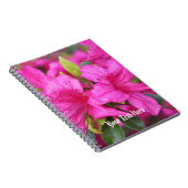Carnet jolies fleurs d'azalée roses (Côté Droit)