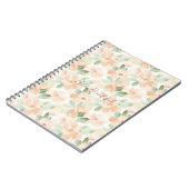 Carnet Jolies Fleurs de Pêche (Côté gauche)
