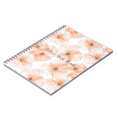 Carnet Jolies Fleurs de Pêcher (Côté gauche)