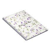 Carnet Jolies Fleurs Lavande (Côté Droit)
