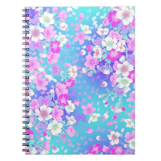 Carnet Jolies Fleurs Roses (Devant)