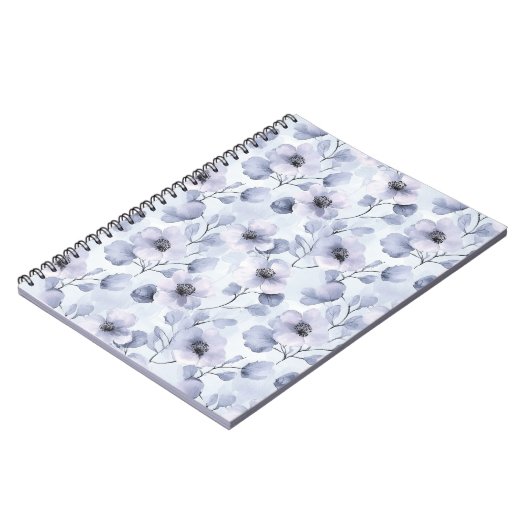 Carnet Jolies fleurs violettes (Côté gauche)