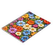 Carnet Jolies Fleurs, Vivement Colorées, (Côté gauche)
