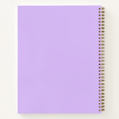 Carnet Jolies notes de grenouille violette (Dos)