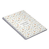 Carnet Jolies notes d'enseignant de poissons à l'aquarell (Côté Droit)