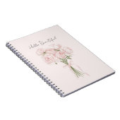 Carnet Jolies Roses Rose Blush   (Côté Droit)