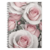 Carnet Jolies roses roses et blanches (Devant)
