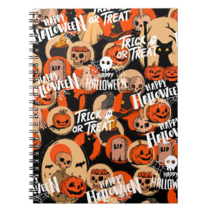 Carnet Jolies vibrations effrayantes d'Halloween