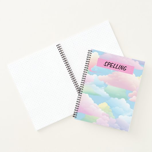 CARNET JOLIMENT PASTEL FLUFFY CLOUDS (Intérieur)