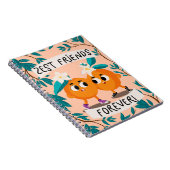 Carnet Jolis amis orange acidulés (Côté Droit)