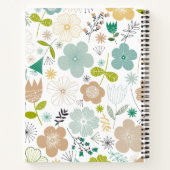 Carnet Jolis Fleurs Personnalisées pour Enfants (Dos)