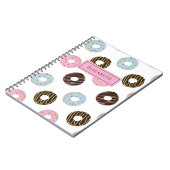 Carnet Jolis gâteaux avec votre propre nom Monogramme per (Côté gauche)