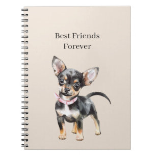 Carnet Jolis Mignons Chien Chihuahua Marron Crème Meilleu
