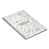 Carnet Jolis Oiseaux Bleus Croient (Côté Droit)