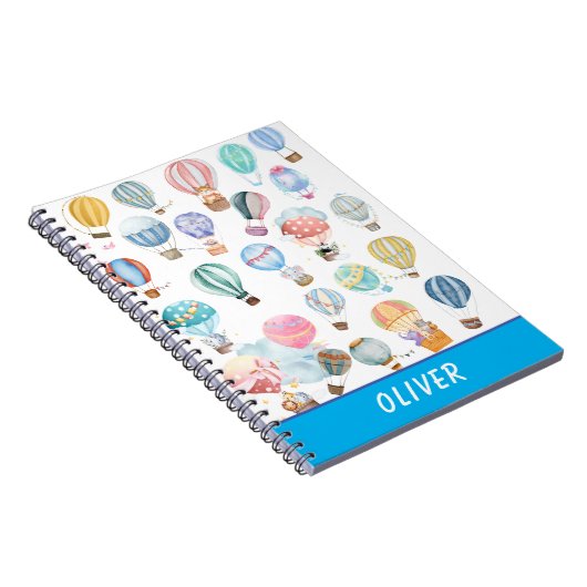 Carnet jolis petits ballons à air chaud (Côté Droit)
