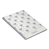 Carnet Jolis rubans et rayures bleus (Côté Droit)