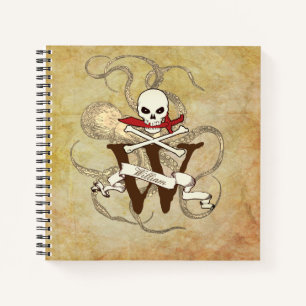 Carnet Jolly roger Monogramme initial