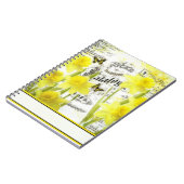 Carnet Jonquilles anciennes (Côté gauche)