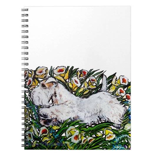 Carnet Jonquilles de Sealyham Terrier (Devant)