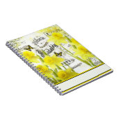 Carnet jonquilles vintages (Côté Droit)