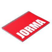 Carnet Jorma (Côté gauche)