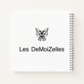 Carnet Josephine Illustration de mode chic moderne (Dos)