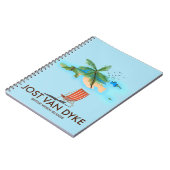 Carnet jost van dyke Îles Vierges britanniques. (Côté gauche)