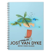Carnet jost van dyke Îles Vierges britanniques. (Devant)